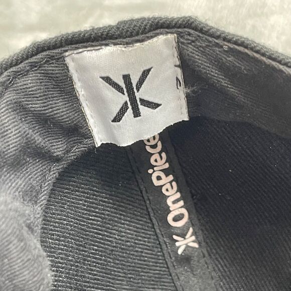 OnePiece Hat Mens One Size Black Multi-color Aztec Print Adjustable Snapback - Picture 9 of 12